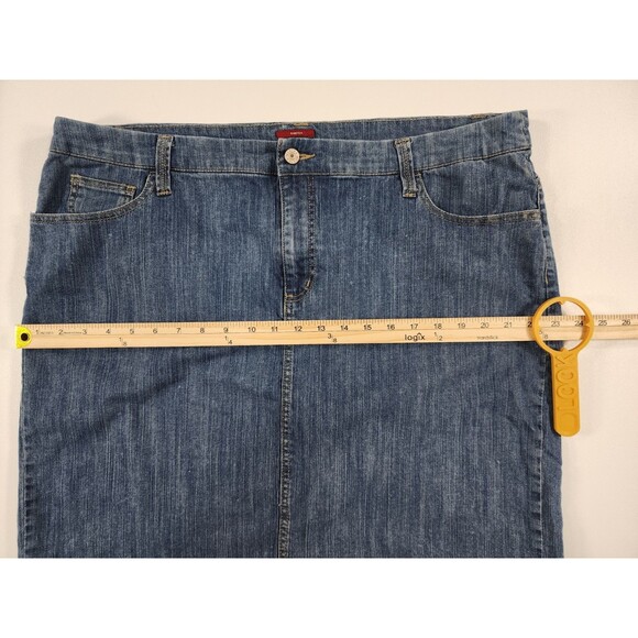 Merona Denim Mini Skirt Women's 20W - Picture 9 of 9